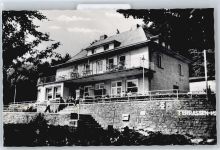 34549 W3593 Edersee - Hotel Restaurant Cafe Sinning Treppe Baum Balkon