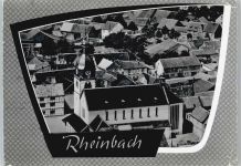 53359 W5308 Rheinbach - Haus Baum Kirche Uhr