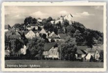 91349 W8551 Egloffstein - Baum Haus Wiese