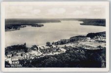 16244 O1301 Altenhof b Eberswalde - Fliegeraufnahme, Werbellinsee