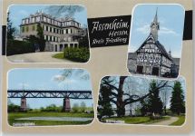 61130 W6361 Assenheim , Hess - Rathaus Grünanlage Campingplatz Schloss