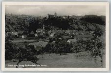 97851 W8774 Bergrothenfels - Burg Panorama Berg