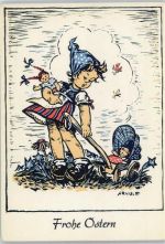 Arnulf , Ostern , Puppenwagen AKU2 Künstler