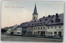 09619 O9215 Sayda Gebrauchsspuren Hauptstraße