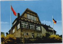 31020 W3216 Lauenstein , Niedersachs - Flagge Haus Baum Fenster