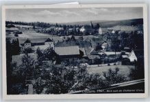 99897 O5809 Tambach-Dietharz , Thüringer Wald - Panorama Kirche