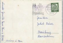 94315 W8440 Straubing - Landpoststempel