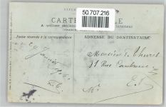 M.Falliers , sign. M.Assus , angekommen Militär Karikatur