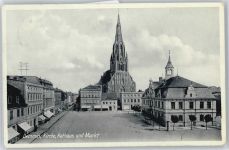 17109 O2030 Demmin - Kirche, Rathaus, Markt