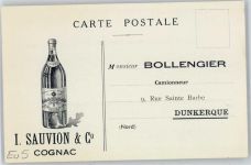 Sauvion Cognac AKU2 Alkoholwerbung