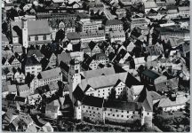 89407 W8880 Dillingen a d Donau - Fliegeraufnahme, Schloß, Kirche