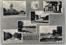 17235 O2080 Neustrelitz - Marktplatz, Stadtpark, Gutenbergstraße, Friedrich-Wolf-Theater