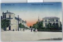 09661 O9260 Hainichen , Sachs - Wilhelmsplatz, Wilhelmstrasse