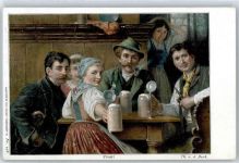 Beek, Th. . Prosit , Bierkrüge Künstler