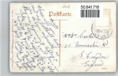 23909 W2418 Ratzeburg - Patriotik Fahne , Marke entfernt