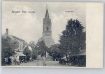 17166 O2051 Bukow - Marktplatz , Kriegerdenkmal