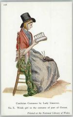 England No X Welsh girl in the costume of part of Gwent Buch lesen Trachten Ausland