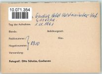25836 W2256 Garding FOTO KEINE AK Hotel Holsteinischer Hof 1961 Sitzecke