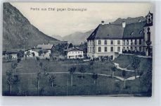 82488 W8107 Ettal - Teilansicht, Graswangtal