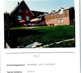 20095 W2191 Hamburg-Insel Neuwerk FOTO KEINE AK Foto montiert auf Karton Haus Seeblick