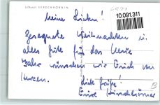 W6932 Hirschhorn (Neckar) Ortsansicht Winteraufnahme Städteglückwunsch