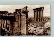Baalbeck - Les six colonnes du temple de Jupiter et temple de Bacchus