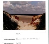 25946 W2278 Norddorf , Amrum FOTO KEINE AK Dünen Foto montiert auf Karton