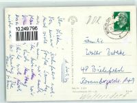 15569 O1255 Woltersdorf b Erkner - Rückseite mit Abschürfungen bzw Kleberesten Schleuse Kalksee Liebesquelle