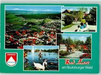 49196 W4518 Bad Laer - Kurpark Lesemauer Glockensee Schwan Enten