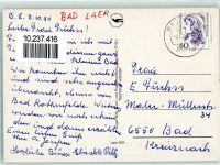 49196 W4518 Bad Laer - Kurpark Lesemauer Glockensee Schwan Enten