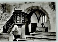 78126 W7744 Buchenberg , Schwarzw - Rückseite mit Abschürfungen bzw Kleberesten Alte St. Nikolaus Kirche