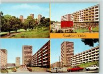 15230 O1200 Frankfurt , Oder - Lienau-Teich im Botanischen Garten Warschauer Straße Prager Straße Moskauer Straße