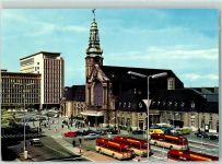 Luxembourg Luxemburg - Gare Centrale et Batiment du C.F.L. Zentralbahnhof Busse