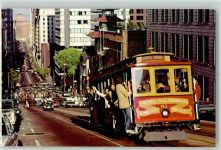 San Francisco - Cable Car on San Francisco Hill