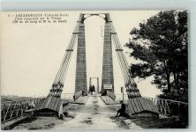 22740 Lezardrieux 1916 - Brücke - Pont suspendu sur le Trieux