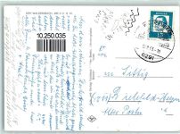 35794 W6296 Waldernbach - Rückseite mit Abschürfungen bzw Kleberesten Schäfer mit Schafherde