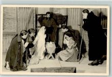 W8972 Sonthofen , Oberallgäu Krippenspiel AK Volksschauspiel Foto AK