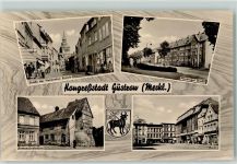 18273 O2600 Güstrow - Straße der Nationalen Einheit Armensünderturm Neukruger Straße Markt