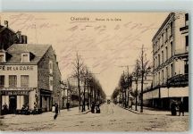 51120 Charleville 1917 - Feldpost WK I Cafe Avenue de la Gare