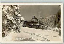 Spindlerbaude - Adolfbaude Winter Hüttenstempel