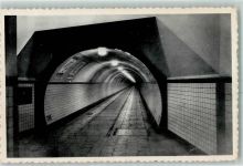 Antwerpen Anvers - Tunnel Binnenzicht AK