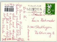 Geburtstag AK Seerose 1958