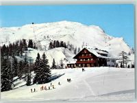 Hollhaus Winter Beschreibung aufgeklebt Hüttenstempel
