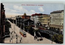 10115 W1000 Schöneberg - Bülowstraße mit Hochbahn Straßenbahn