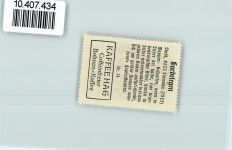 39638 O3570 Gardelegen - Vignette Wappen Kaffee Hag 1920-1940