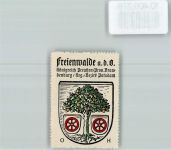 16259 O1310 Bad Freienwalde - Vignette Wappen Kaffee Hag ca 1920-1940