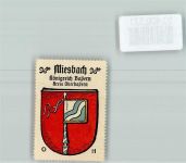 83714 W8160 Miesbach - Vignette Wappen Kaffee Hag ca 1920-1940