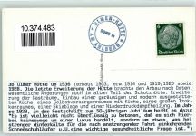 Ulmer Hütte - Beschreibung aufgeklebt Hüttenstempel