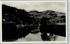 04928 O7901 Kahla , Elster - Die Leuchtenburg Seespiegelung