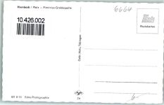 66500 W6664 Hornbach , Pfalz - Klosterhof mit Pirminius Grabkapelle